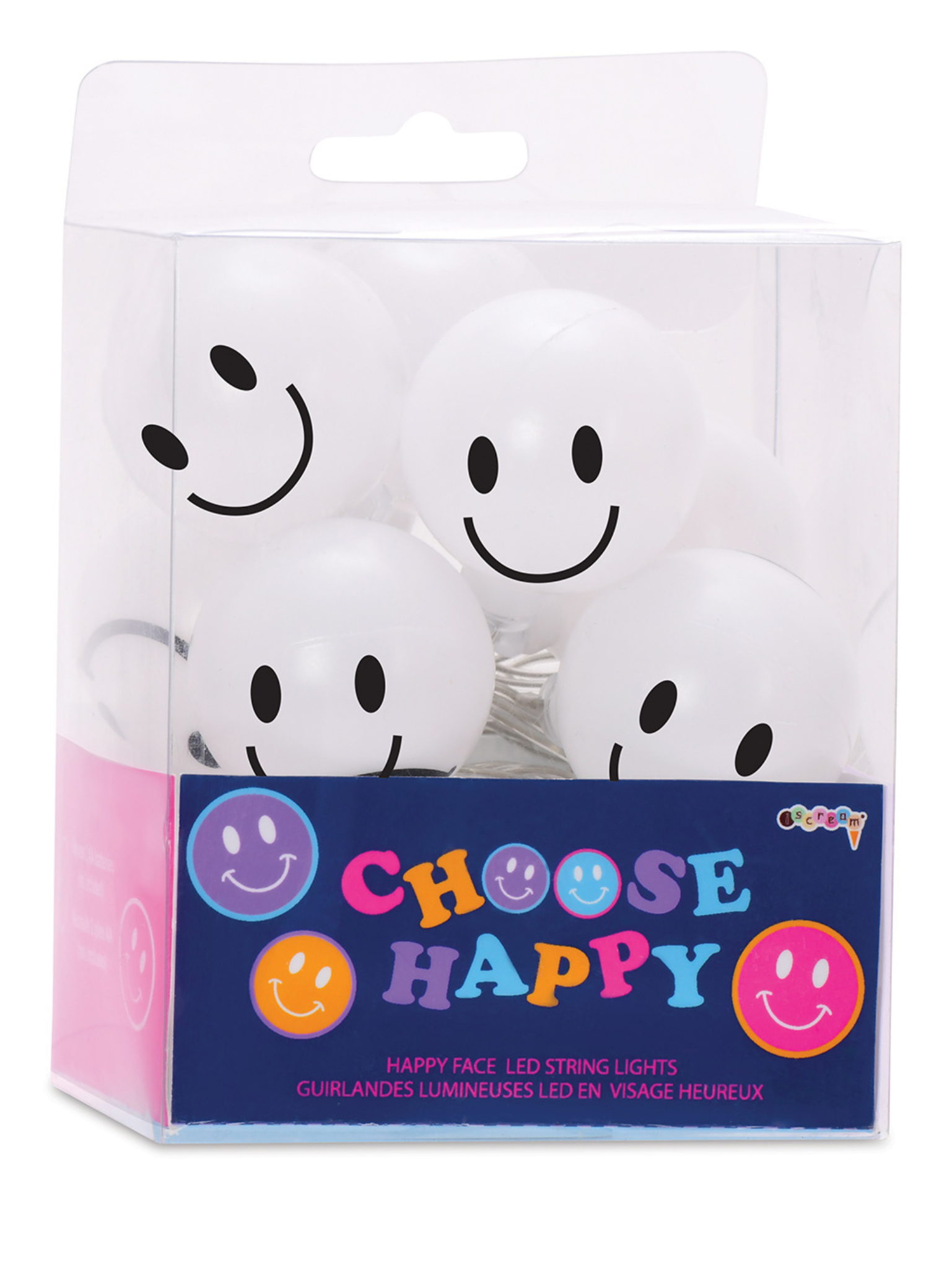 ISCREAM Happy Face String Lights