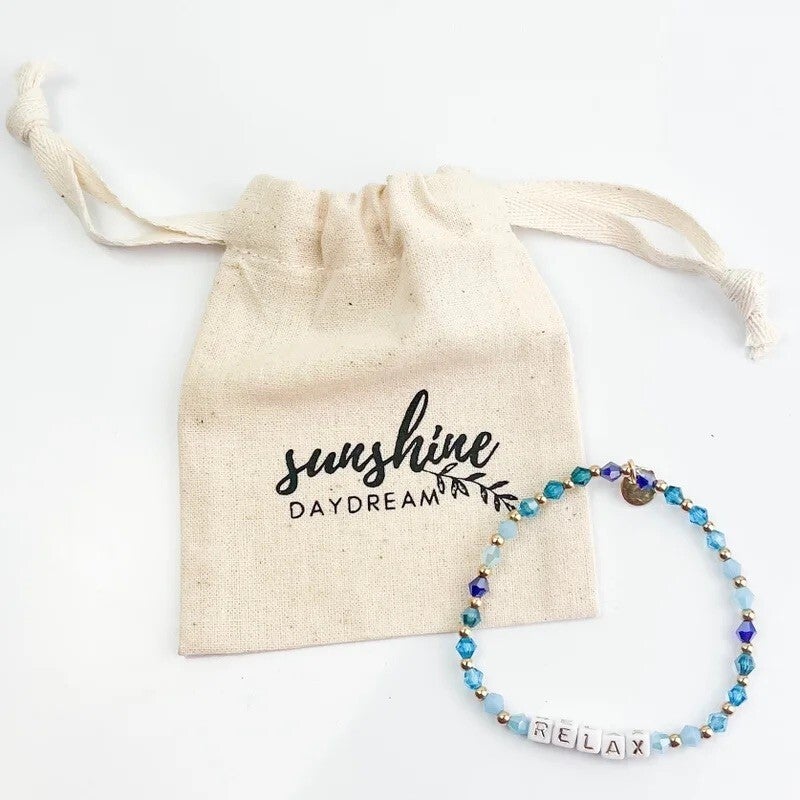 Letter block bracelet discount